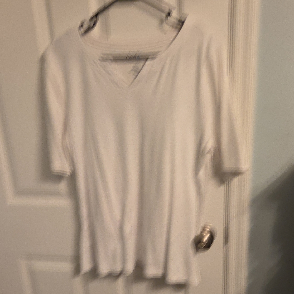 Croft & Barrow Classic White Short Sleeve Tee